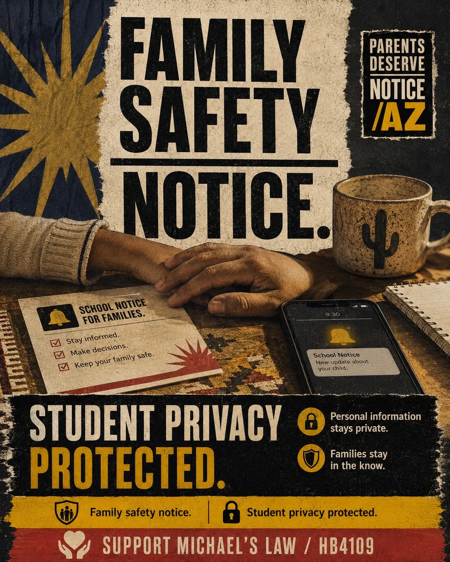 Family safety notice share card